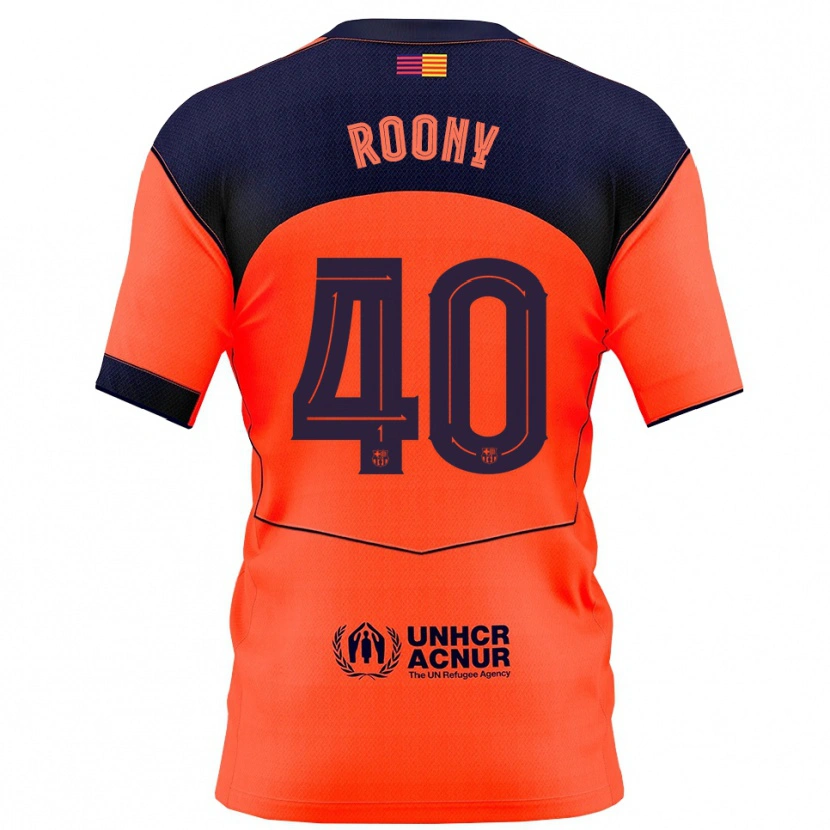 Danxen Damen Roony Bardghji #40 Orange Marine Ausweichtrikot Trikot 2025/26 T-Shirt Österreich