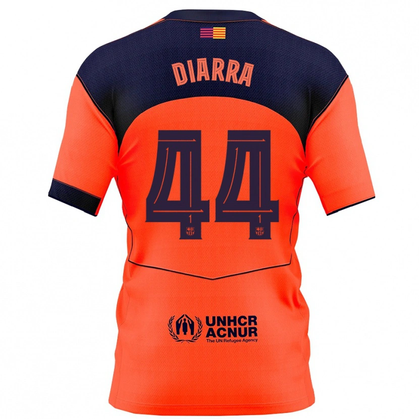 Danxen Damen Ibrahim Diarra #44 Orange Marine Ausweichtrikot Trikot 2025/26 T-Shirt Österreich