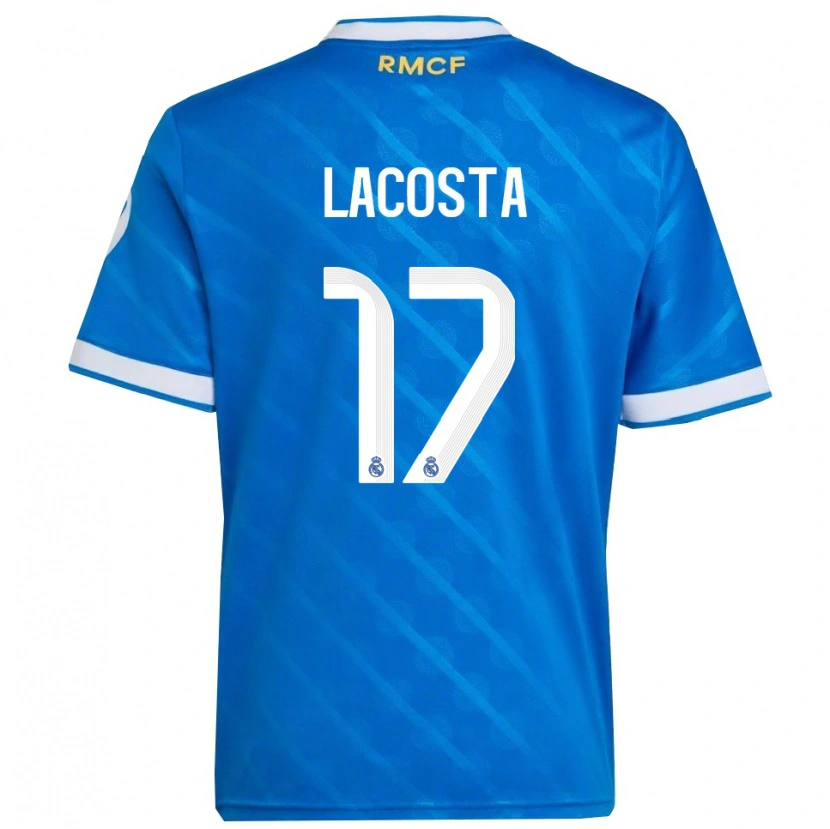 Danxen Damen Diego Lacosta #17 Blau Weiß Ausweichtrikot Trikot 2025/26 T-Shirt Österreich