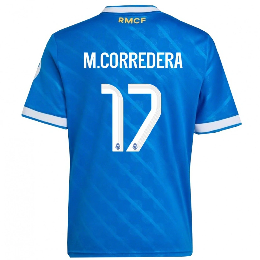 Danxen Damen Marta Corredera #17 Blau Weiß Ausweichtrikot Trikot 2025/26 T-Shirt Österreich