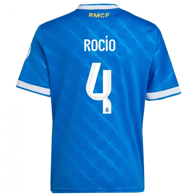 Danxen Damen Rocío Gálvez #4 Blau Weiß Ausweichtrikot Trikot 2025/26 T-Shirt Österreich