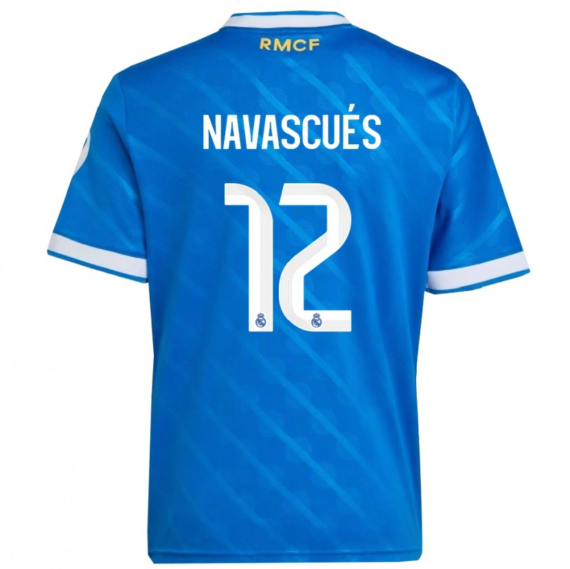 Danxen Damen Liberto Navascués #12 Blau Weiß Ausweichtrikot Trikot 2025/26 T-Shirt Österreich