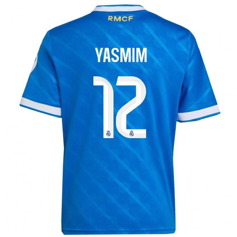 Danxen Damen Yasmim Assis Ribeiro #12 Blau Weiß Ausweichtrikot Trikot 2025/26 T-Shirt Österreich
