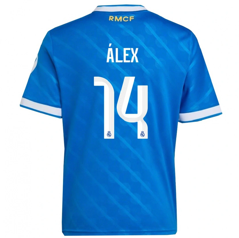 Danxen Damen Álex Pérez #14 Blau Weiß Ausweichtrikot Trikot 2025/26 T-Shirt Österreich
