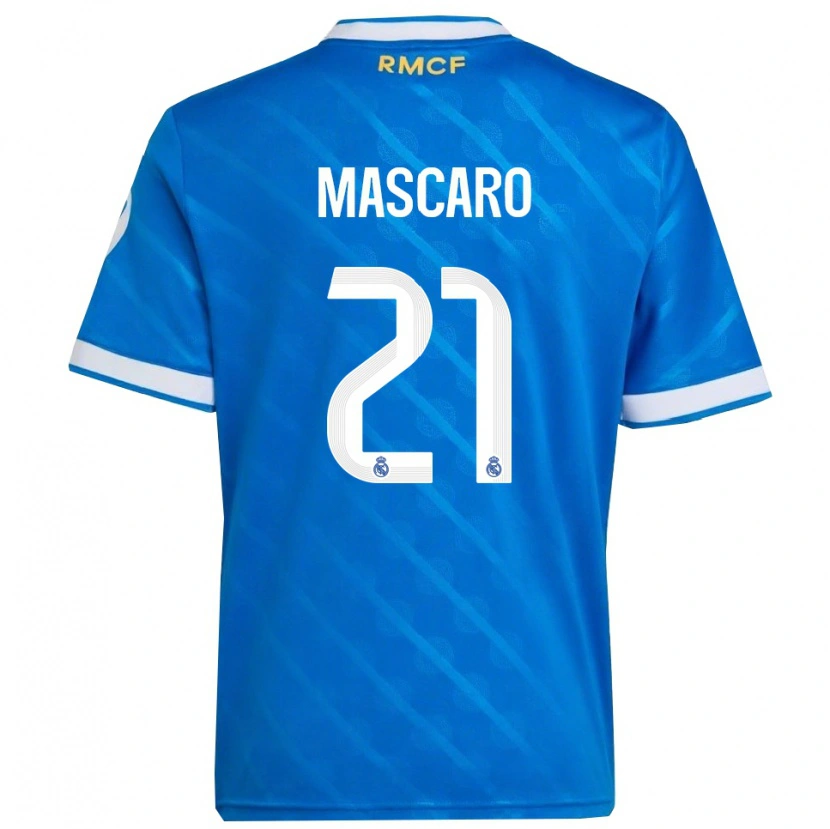 Danxen Damen Joan Mascaró #21 Blau Weiß Ausweichtrikot Trikot 2025/26 T-Shirt Österreich