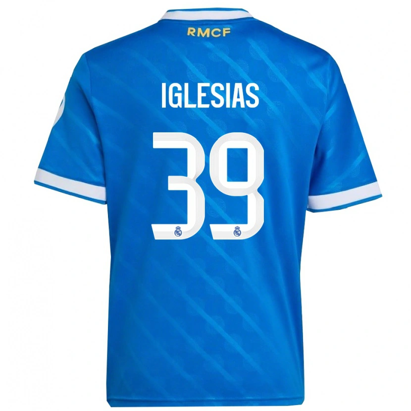 Danxen Damen Bruno Iglesias #39 Blau Weiß Ausweichtrikot Trikot 2025/26 T-Shirt Österreich