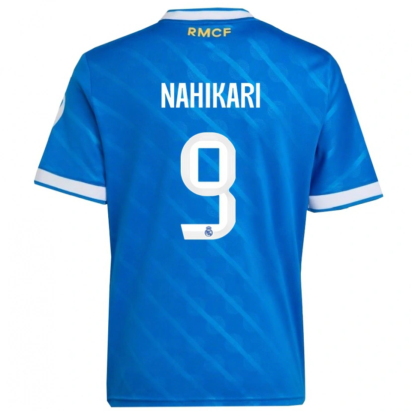Danxen Damen Nahikari Garcia #9 Blau Weiß Ausweichtrikot Trikot 2025/26 T-Shirt Österreich