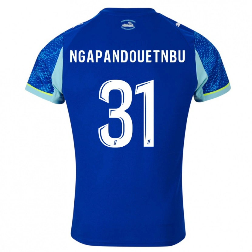 Danxen Damen Simon Ngapandouetnbu #31 Himmelblau Weiß Ausweichtrikot Trikot 2025/26 T-Shirt Österreich