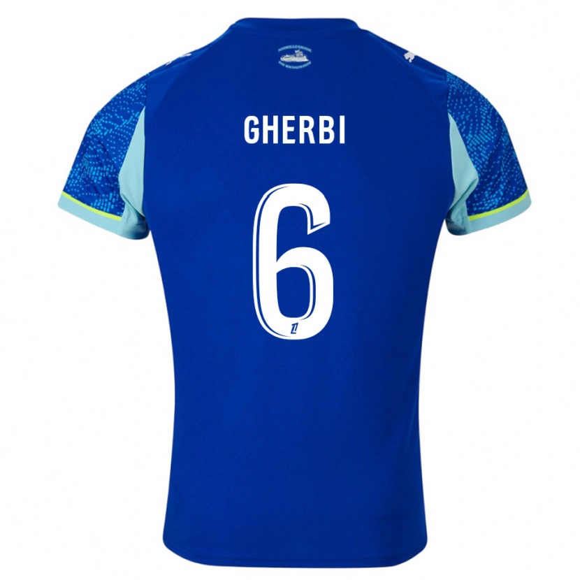 Danxen Damen Candice Gherbi #6 Himmelblau Weiß Ausweichtrikot Trikot 2025/26 T-Shirt Österreich