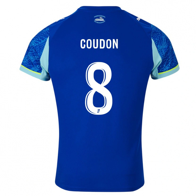 Danxen Damen Marine Coudon #8 Himmelblau Weiß Ausweichtrikot Trikot 2025/26 T-Shirt Österreich
