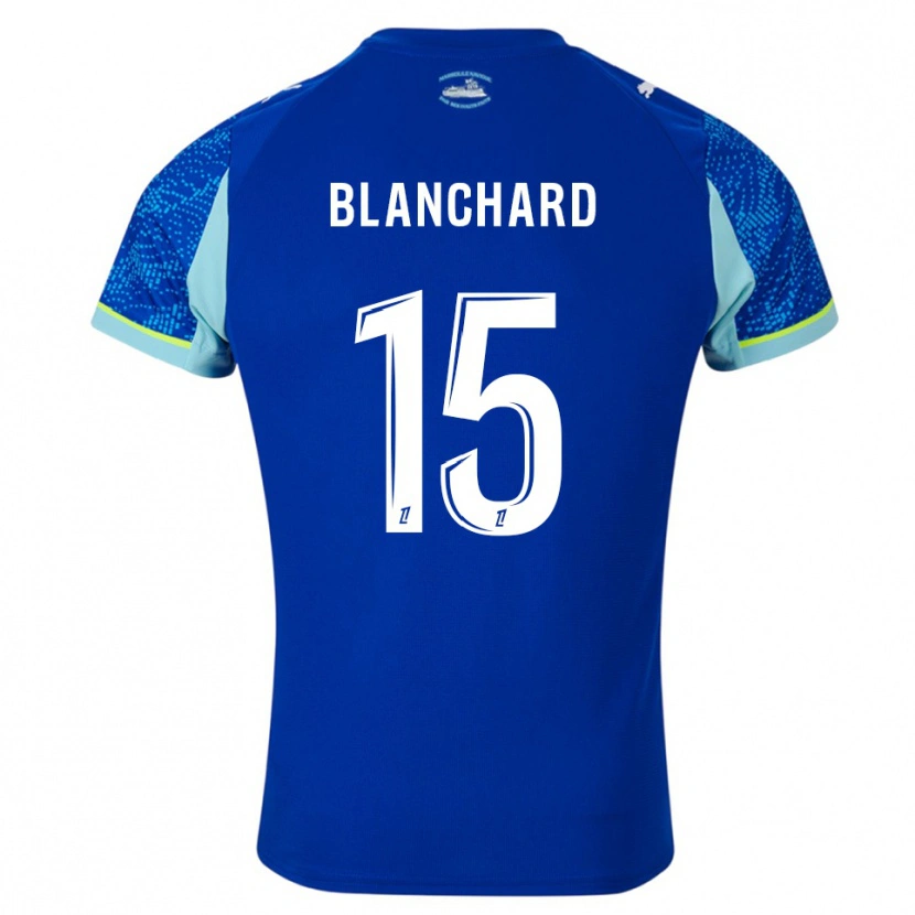 Danxen Damen Ninon Blanchard #15 Himmelblau Weiß Ausweichtrikot Trikot 2025/26 T-Shirt Österreich