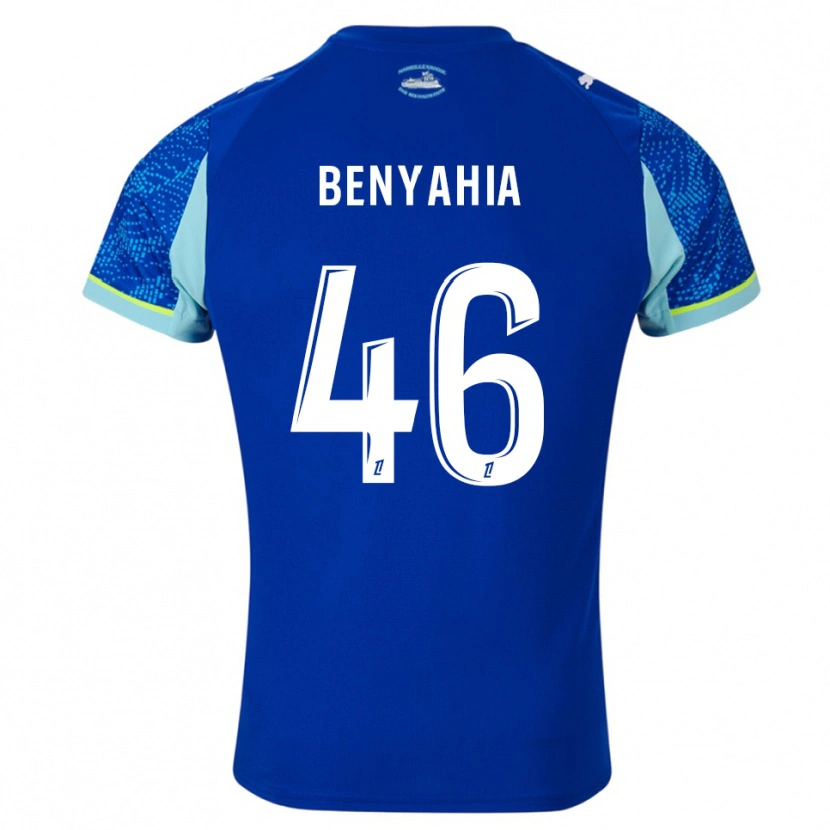 Danxen Damen Aylan Benyahia-Tani #46 Himmelblau Weiß Ausweichtrikot Trikot 2025/26 T-Shirt Österreich