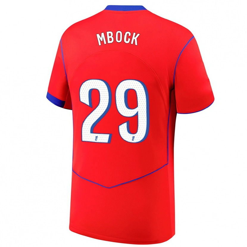 Danxen Damen Griedge Mbock #29 Rot Blau Weiß Ausweichtrikot Trikot 2025/26 T-Shirt Österreich