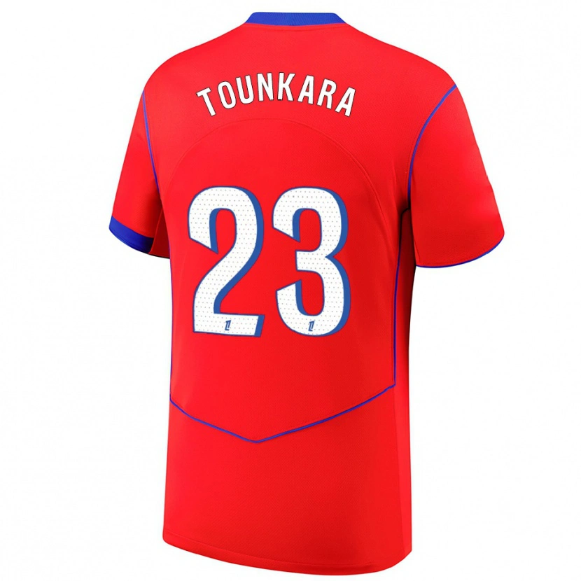 Danxen Damen Aïssatou Tounkara #23 Rot Blau Weiß Ausweichtrikot Trikot 2025/26 T-Shirt Österreich