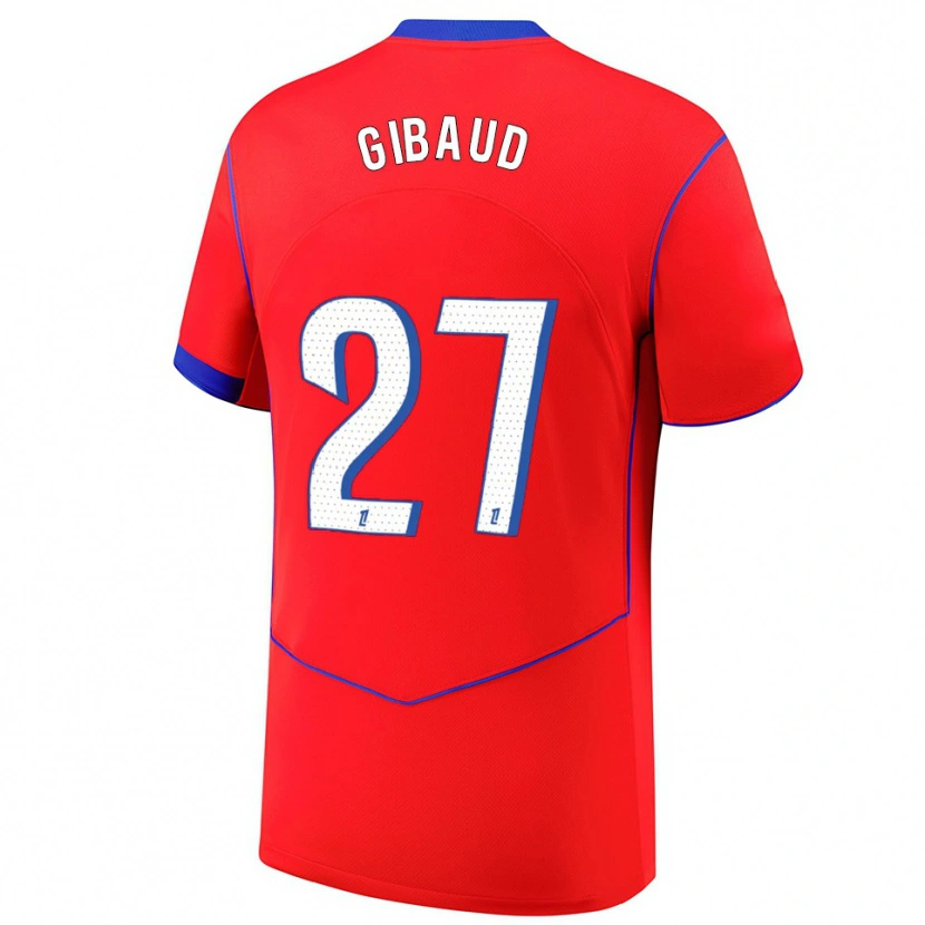 Danxen Damen Pierre Gibaud #27 Rot Blau Weiß Ausweichtrikot Trikot 2025/26 T-Shirt Österreich