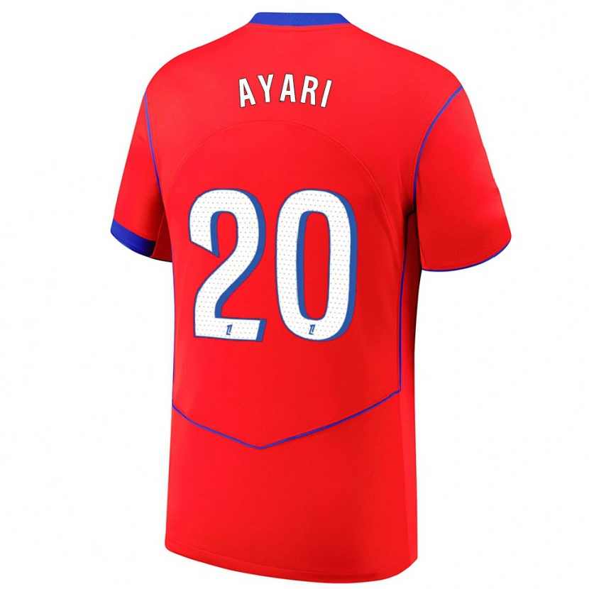 Danxen Damen Adam Ayari #20 Rot Blau Weiß Ausweichtrikot Trikot 2025/26 T-Shirt Österreich