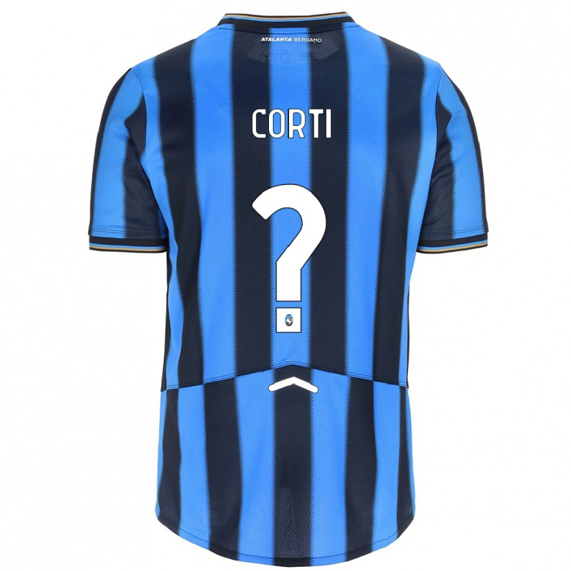 Danxen Kinder Edoardo Corti #0 Himmelblau Schwarz Heimtrikot Trikot 2025/26 T-Shirt Österreich