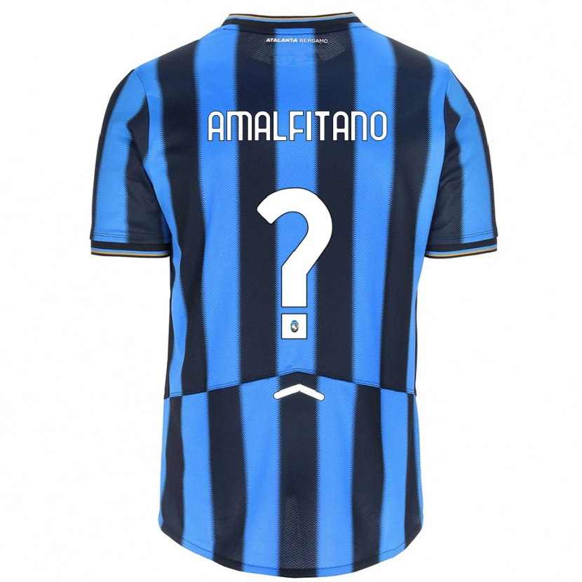 Danxen Kinder Nicolò Amalfitano #0 Himmelblau Schwarz Heimtrikot Trikot 2025/26 T-Shirt Österreich