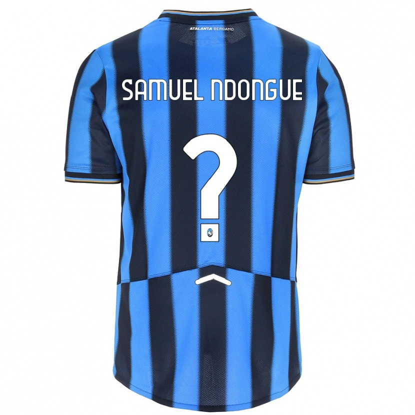 Danxen Kinder Frederick Samuel Ndongue #0 Himmelblau Schwarz Heimtrikot Trikot 2025/26 T-Shirt Österreich