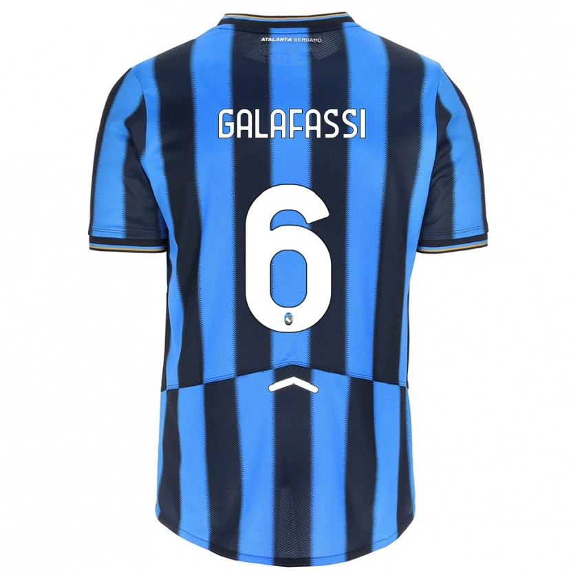 Danxen Kinder Filippo Galafassi #6 Himmelblau Schwarz Heimtrikot Trikot 2025/26 T-Shirt Österreich