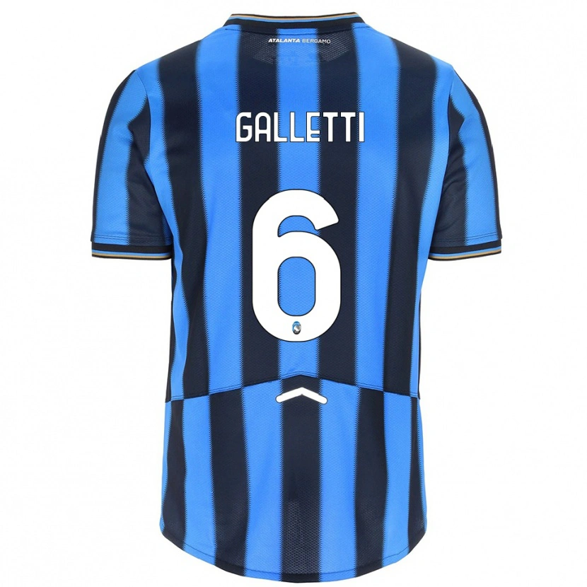Danxen Kinder Elia Galletti #6 Himmelblau Schwarz Heimtrikot Trikot 2025/26 T-Shirt Österreich