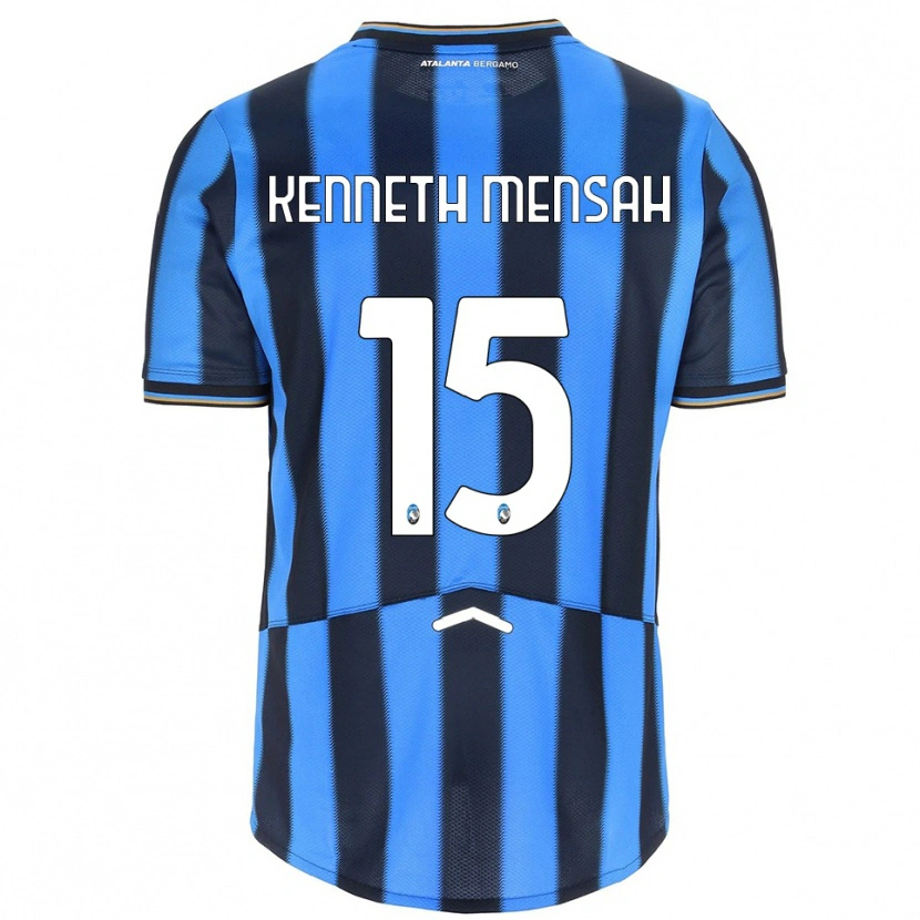 Danxen Kinder Anthony Mensah #15 Himmelblau Schwarz Heimtrikot Trikot 2025/26 T-Shirt Österreich