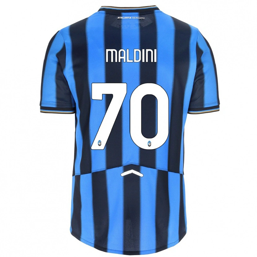 Danxen Kinder Daniel Maldini #70 Himmelblau Schwarz Heimtrikot Trikot 2025/26 T-Shirt Österreich