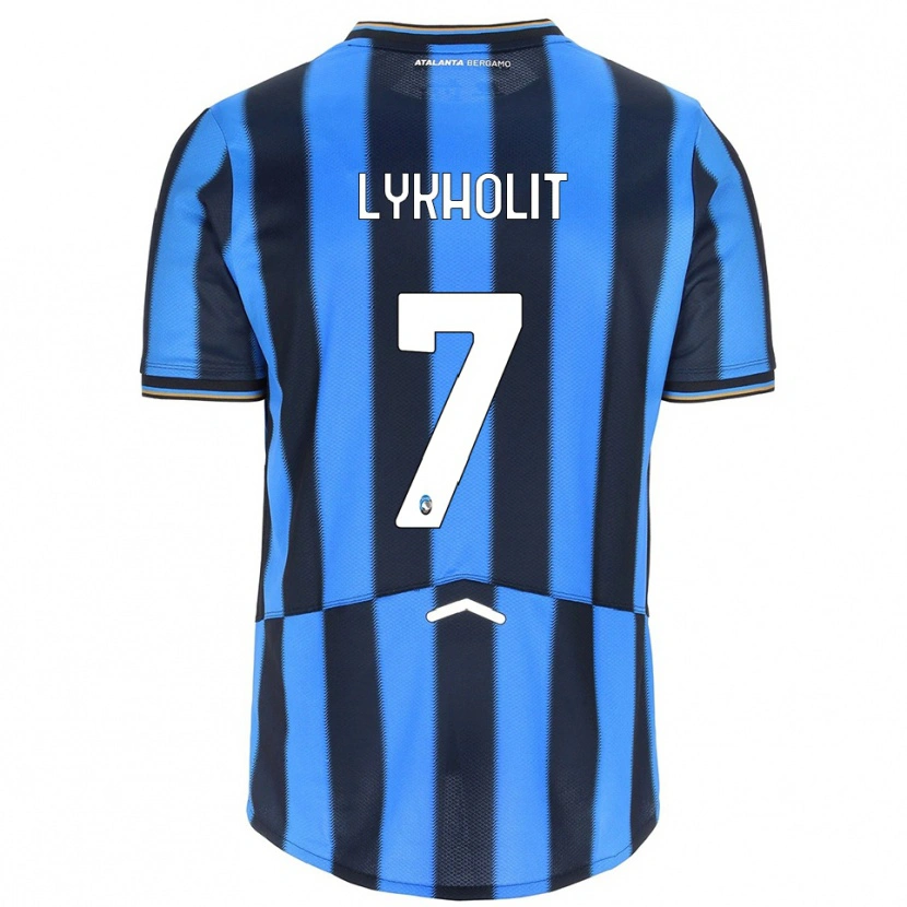 Danxen Kinder Ivan Lykholit #7 Himmelblau Schwarz Heimtrikot Trikot 2025/26 T-Shirt Österreich