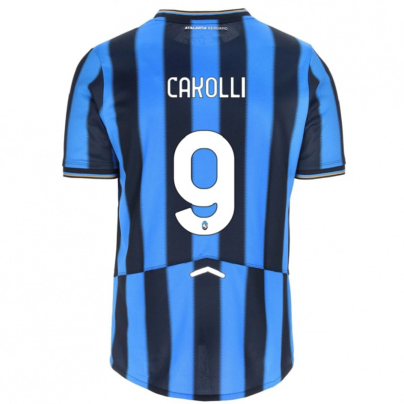 Danxen Kinder Dion Cakolli #9 Himmelblau Schwarz Heimtrikot Trikot 2025/26 T-Shirt Österreich