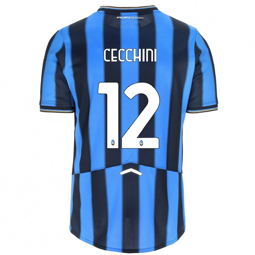 Danxen Kinder Filippo Cecchini #12 Himmelblau Schwarz Heimtrikot Trikot 2025/26 T-Shirt Österreich
