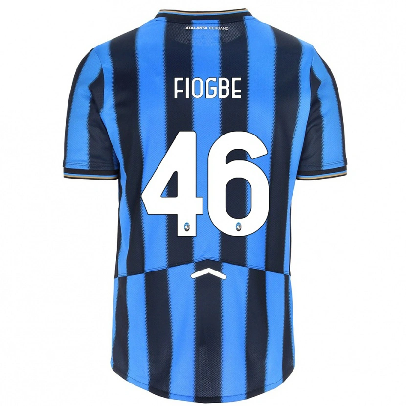 Danxen Kinder Candas Fiogbe #46 Himmelblau Schwarz Heimtrikot Trikot 2025/26 T-Shirt Österreich