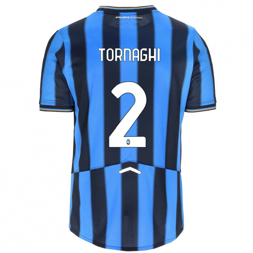 Danxen Kinder Pietro Tornaghi #2 Himmelblau Schwarz Heimtrikot Trikot 2025/26 T-Shirt Österreich