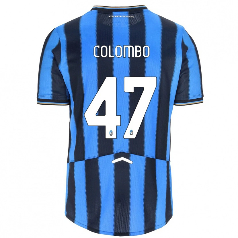 Danxen Kinder Matteo Colombo #47 Himmelblau Schwarz Heimtrikot Trikot 2025/26 T-Shirt Österreich