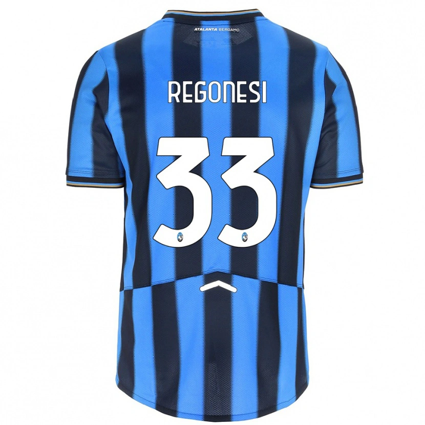 Danxen Kinder Iacopo Regonesi #33 Himmelblau Schwarz Heimtrikot Trikot 2025/26 T-Shirt Österreich