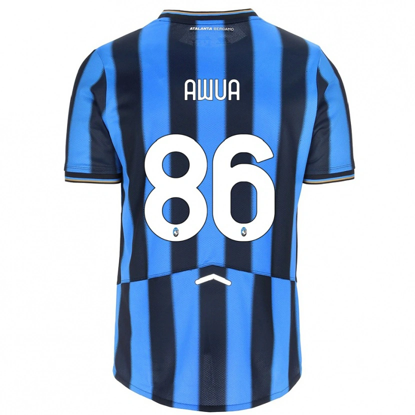Danxen Kinder Theophilus Awua #86 Himmelblau Schwarz Heimtrikot Trikot 2025/26 T-Shirt Österreich