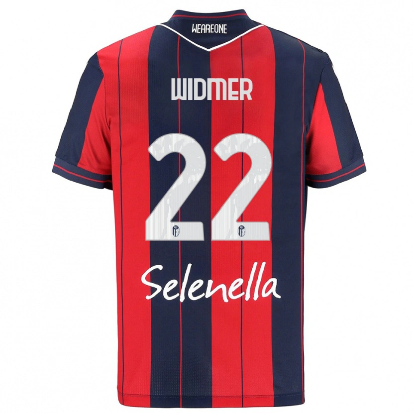 Danxen Kinder Renato Widmer D'autilia #22 Rot Marineblau Heimtrikot Trikot 2025/26 T-Shirt Österreich