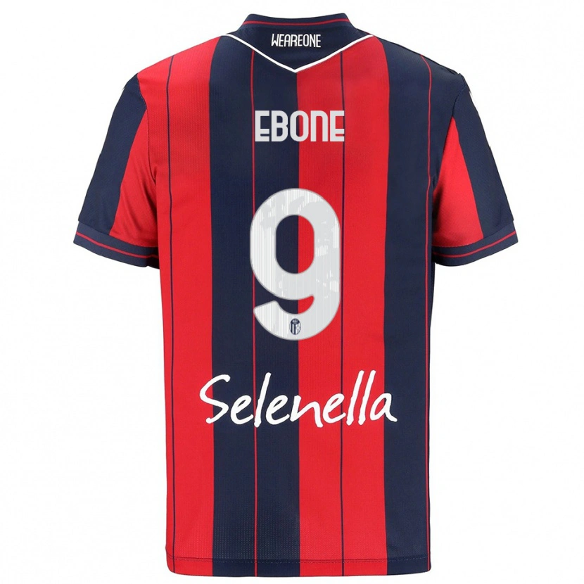 Danxen Kinder Tommaso Ebone #9 Rot Marineblau Heimtrikot Trikot 2025/26 T-Shirt Österreich