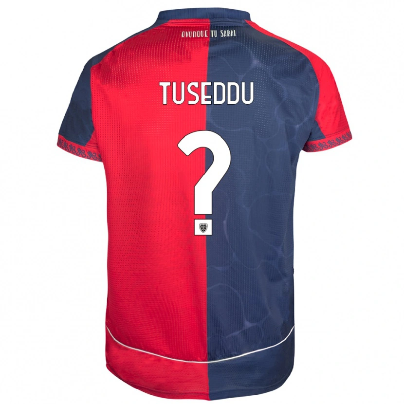 Danxen Kinder Alessio Tuseddu #0 Rot Marineblau Heimtrikot Trikot 2025/26 T-Shirt Österreich