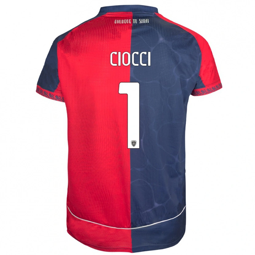 Danxen Kinder Giuseppe Ciocci #1 Rot Marineblau Heimtrikot Trikot 2025/26 T-Shirt Österreich