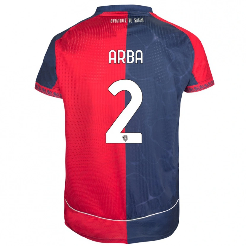 Danxen Kinder Federico Arba #2 Rot Marineblau Heimtrikot Trikot 2025/26 T-Shirt Österreich