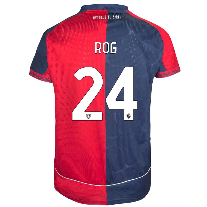 Danxen Kinder Marko Rog #24 Rot Marineblau Heimtrikot Trikot 2025/26 T-Shirt Österreich