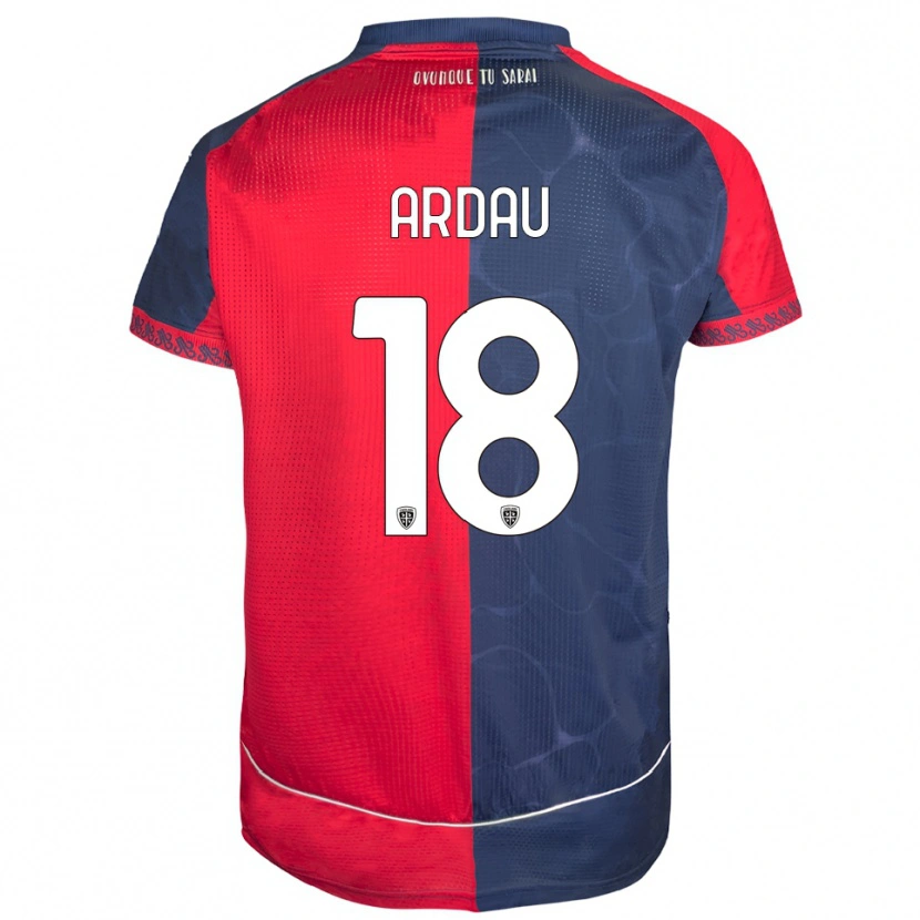 Danxen Kinder Samuel Ardau #18 Rot Marineblau Heimtrikot Trikot 2025/26 T-Shirt Österreich