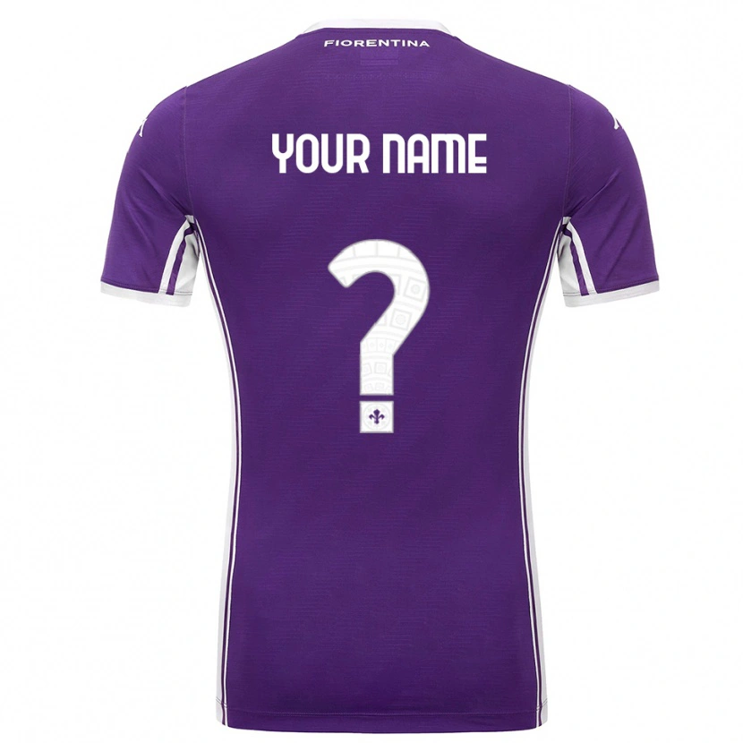 Danxen Kinder Ihren Namen #0 Lila Weiß Heimtrikot Trikot 2025/26 T-Shirt Österreich