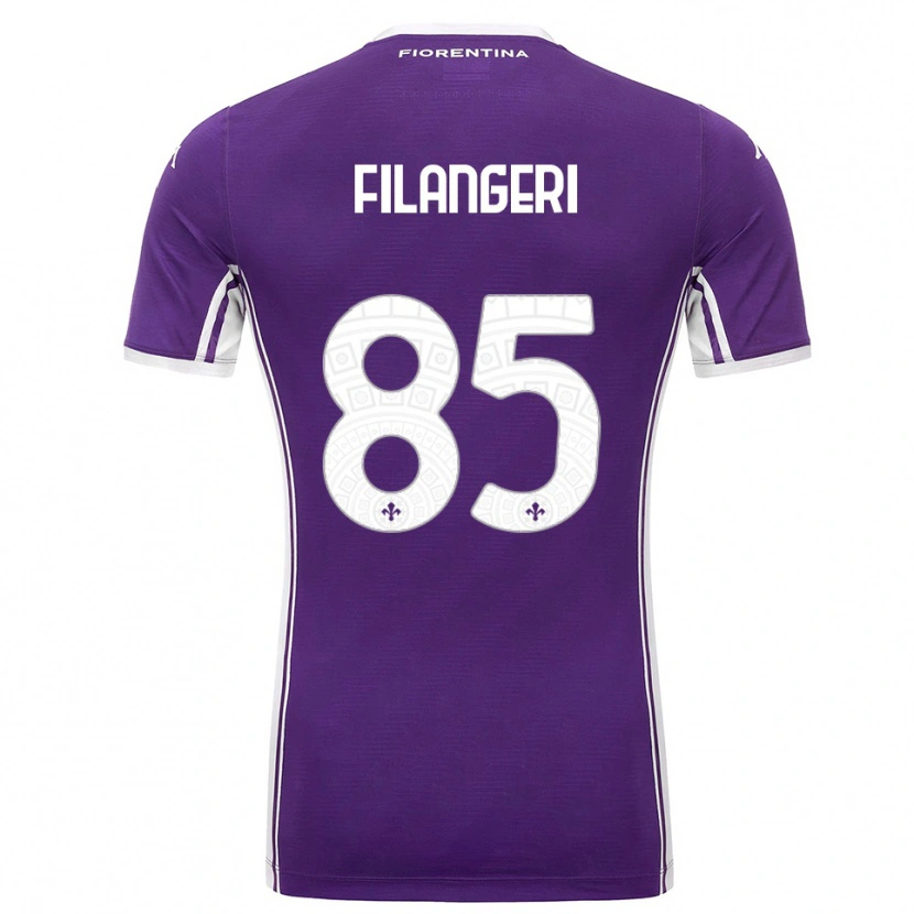 Danxen Kinder Maria Luisa Filangeri #85 Lila Weiß Heimtrikot Trikot 2025/26 T-Shirt Österreich