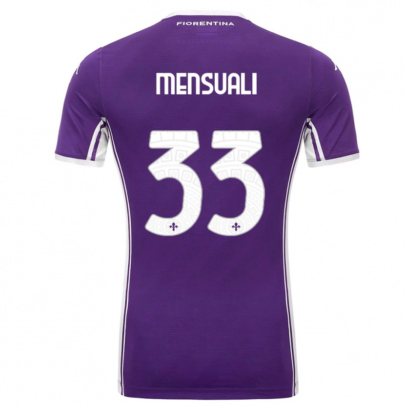 Danxen Kinder Alice Mensuali #33 Lila Weiß Heimtrikot Trikot 2025/26 T-Shirt Österreich