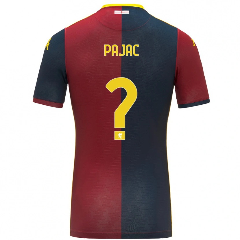 Danxen Kinder Marko Pajac #0 Rot Königsblau Heimtrikot Trikot 2025/26 T-Shirt Österreich
