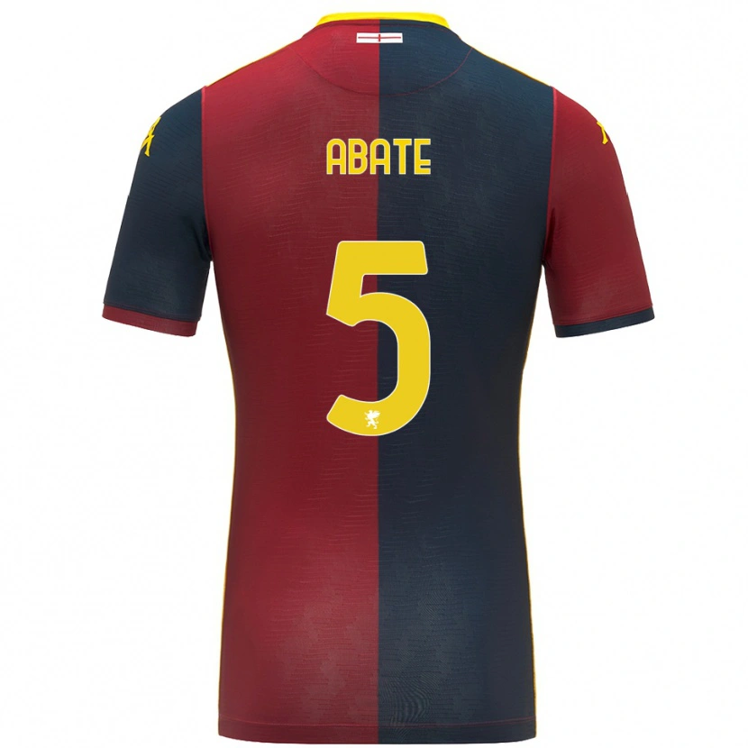 Danxen Kinder Giada Abate #5 Rot Königsblau Heimtrikot Trikot 2025/26 T-Shirt Österreich