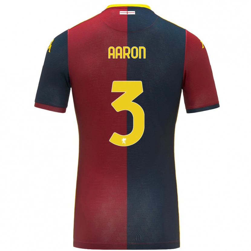 Danxen Kinder Aarón Martín #3 Rot Königsblau Heimtrikot Trikot 2025/26 T-Shirt Österreich