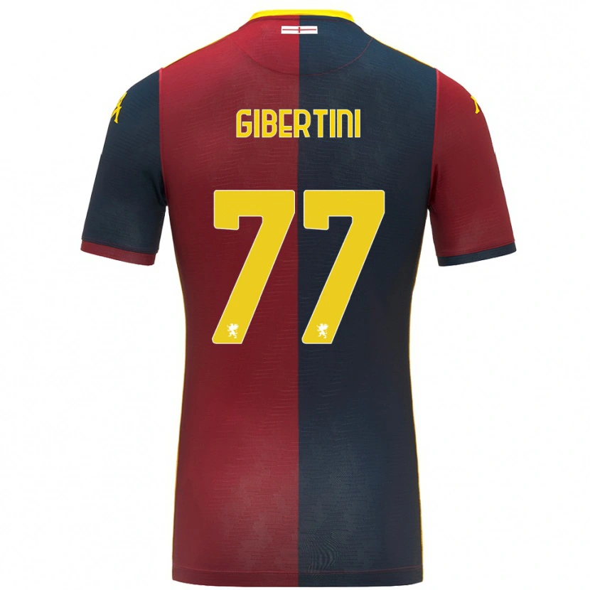 Danxen Kinder Matteo Gibertini #77 Rot Königsblau Heimtrikot Trikot 2025/26 T-Shirt Österreich