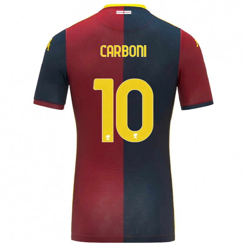 Danxen Kinder Valentín Carboni #10 Rot Königsblau Heimtrikot Trikot 2025/26 T-Shirt Österreich